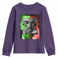 Malcolm X Youth Sweatshirt Black History Month - Wonder Print Shop