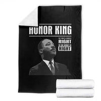 Martin Luther King Throw Blanket The Time Is Always Right To Do What Is Right - Wonder Print Shop