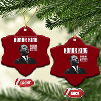 Martin Luther King Ceramic Ornament The Time Is Always Right To Do What Is Right - Wonder Print Shop