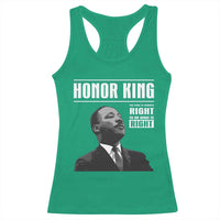 Martin Luther King Racerback Tank Top The Time Is Always Right To Do What Is Right - Wonder Print Shop
