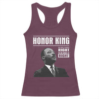 Martin Luther King Racerback Tank Top The Time Is Always Right To Do What Is Right - Wonder Print Shop