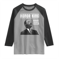 Martin Luther King Raglan Shirt The Time Is Always Right To Do What Is Right - Wonder Print Shop