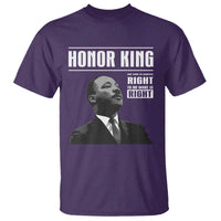 Martin Luther King T Shirt The Time Is Always Right To Do What Is Right - Wonder Print Shop