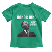 Martin Luther King Toddler T Shirt The Time Is Always Right To Do What Is Right - Wonder Print Shop