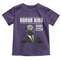 Martin Luther King Toddler T Shirt The Time Is Always Right To Do What Is Right - Wonder Print Shop