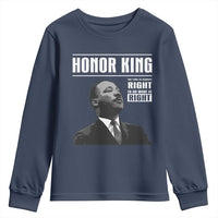 Martin Luther King Youth Sweatshirt The Time Is Always Right To Do What Is Right - Wonder Print Shop
