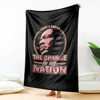 Martin Luther King Throw Blanket Retro Black History Month Civil Rights - Wonder Print Shop