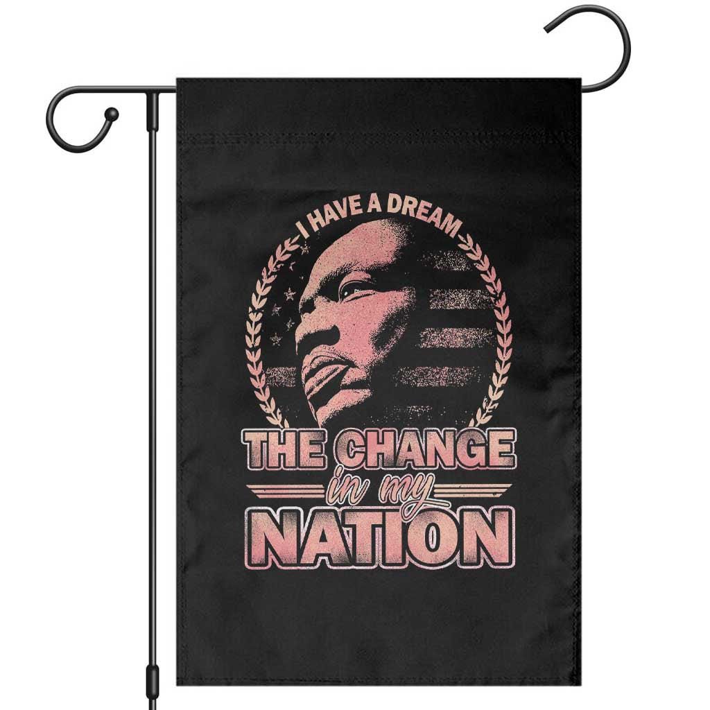 Martin Luther King Garden Flag Retro Black History Month Civil Rights - Wonder Print Shop