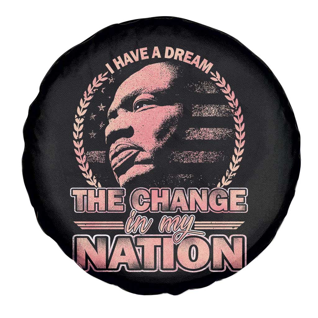 Martin Luther King Spare Tire Cover Retro Black History Month Civil Rights - Wonder Print Shop