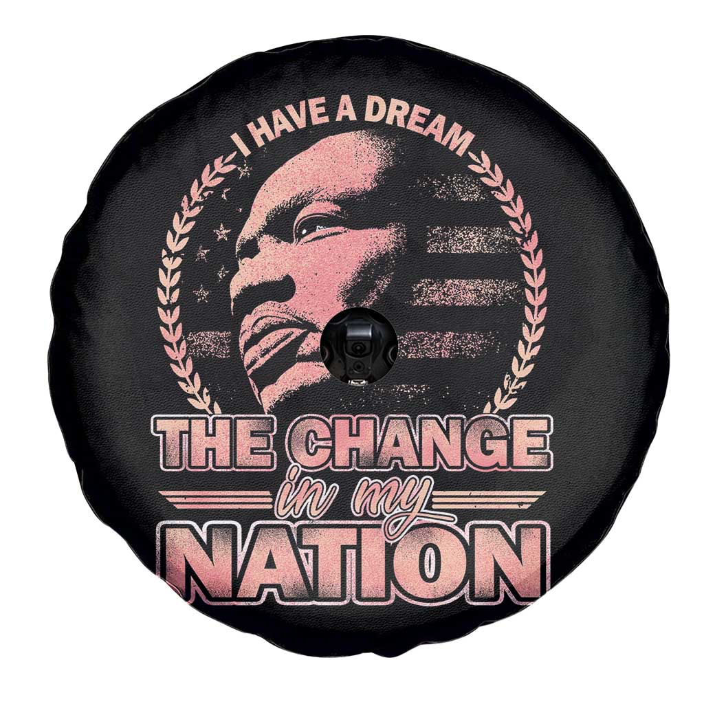 Martin Luther King Spare Tire Cover Retro Black History Month Civil Rights - Wonder Print Shop