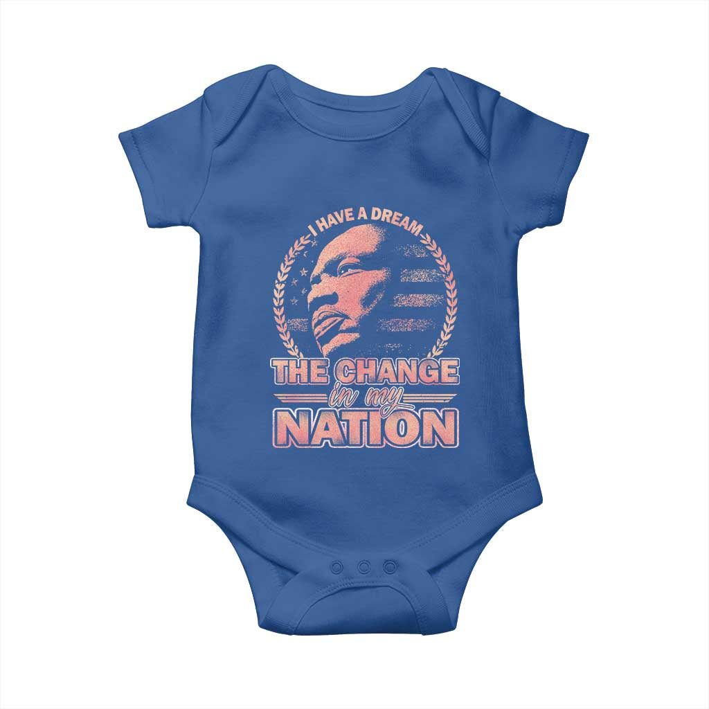 Martin Luther King Baby Onesie Retro Black History Month Civil Rights - Wonder Print Shop