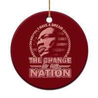Martin Luther King Ceramic Ornament Retro Black History Month Civil Rights - Wonder Print Shop