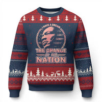 Martin Luther King Ugly Christmas Sweater Retro Black History Month Civil Rights - Wonder Print Shop