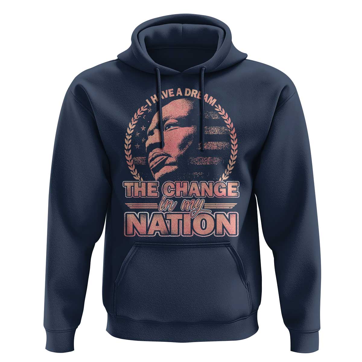 Martin Luther King Hoodie Retro Black History Month Civil Rights - Wonder Print Shop