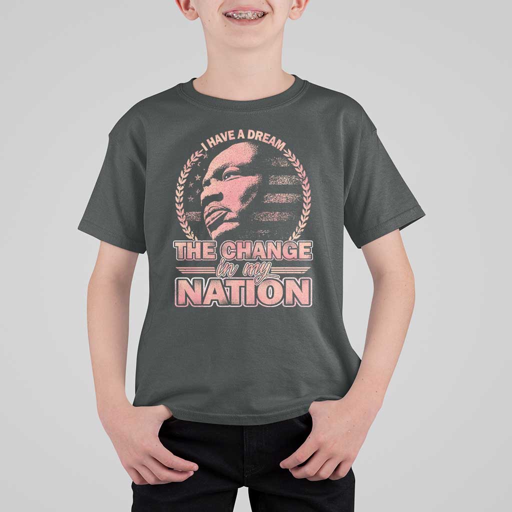 Martin Luther King T Shirt For Kid Retro Black History Month Civil Rights - Wonder Print Shop