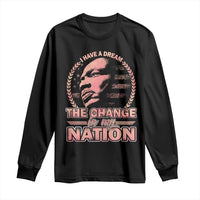 Martin Luther King Long Sleeve Shirt Retro Black History Month Civil Rights - Wonder Print Shop