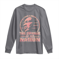 Martin Luther King Long Sleeve Shirt Retro Black History Month Civil Rights - Wonder Print Shop