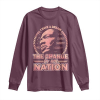 Martin Luther King Long Sleeve Shirt Retro Black History Month Civil Rights - Wonder Print Shop