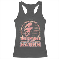 Martin Luther King Racerback Tank Top Retro Black History Month Civil Rights - Wonder Print Shop