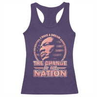 Martin Luther King Racerback Tank Top Retro Black History Month Civil Rights - Wonder Print Shop