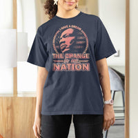 Martin Luther King T Shirt For Women Retro Black History Month Civil Rights - Wonder Print Shop
