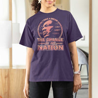 Martin Luther King T Shirt For Women Retro Black History Month Civil Rights - Wonder Print Shop