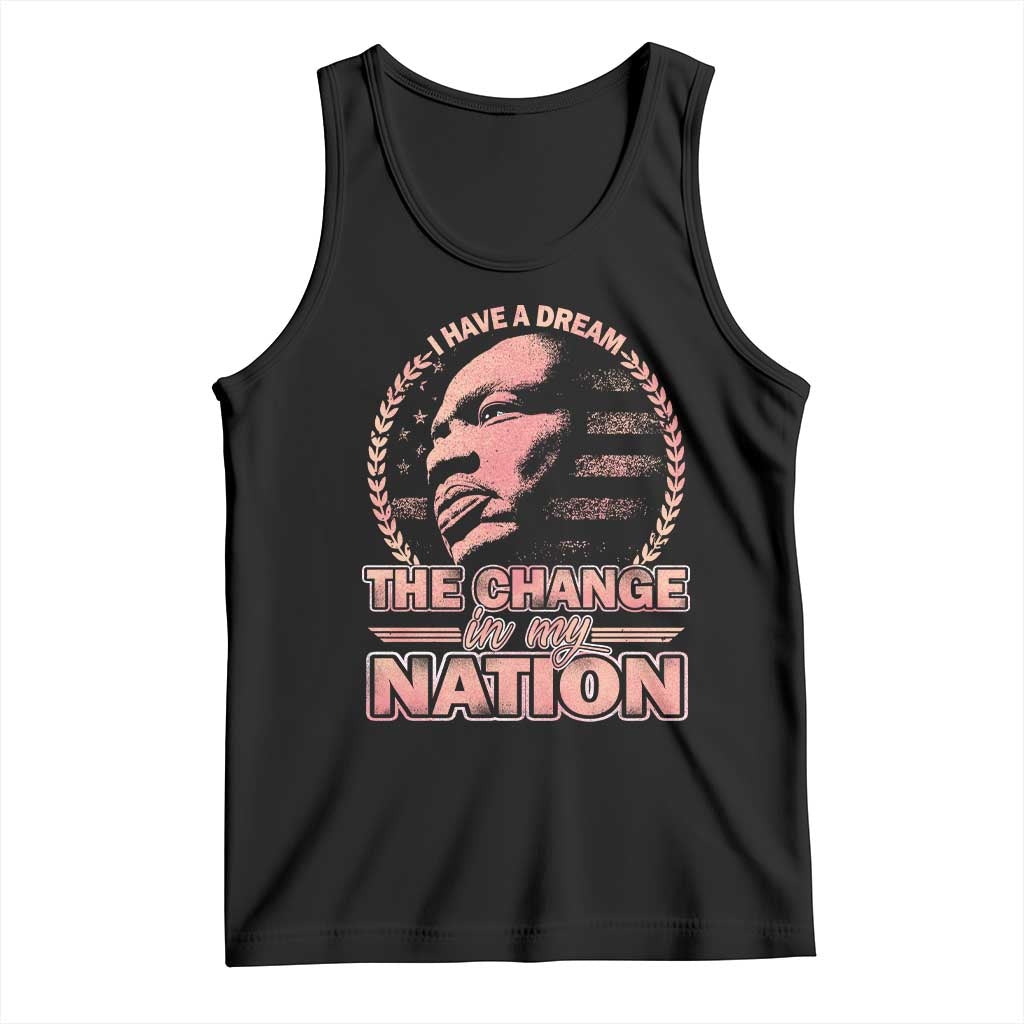 Martin Luther King Tank Top Retro Black History Month Civil Rights - Wonder Print Shop