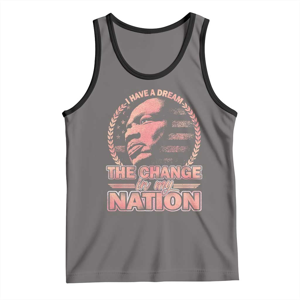 Martin Luther King Tank Top Retro Black History Month Civil Rights - Wonder Print Shop