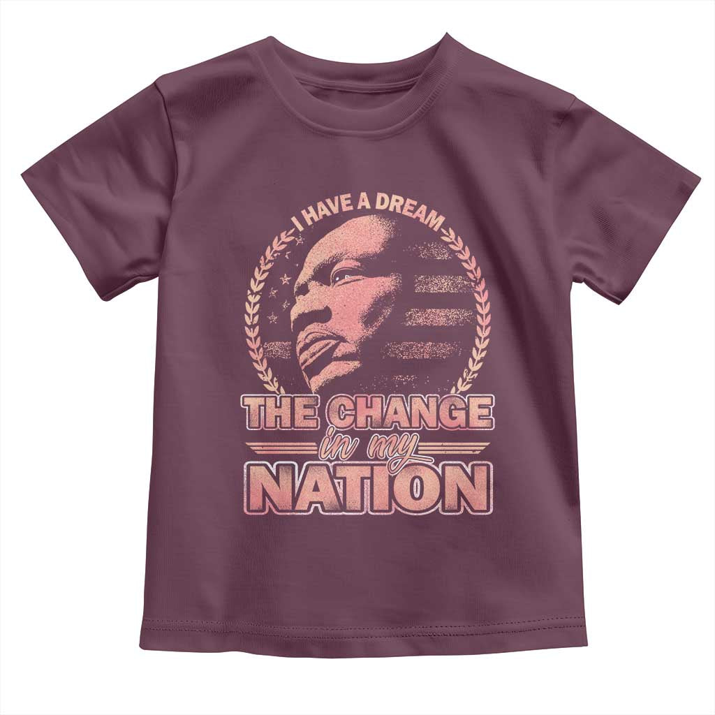 Martin Luther King Toddler T Shirt Retro Black History Month Civil Rights - Wonder Print Shop