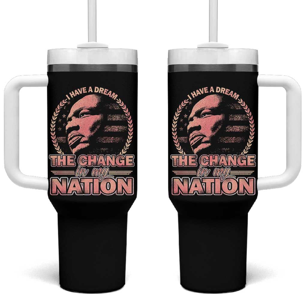 Martin Luther King Tumbler With Handle Retro Black History Month Civil Rights - Wonder Print Shop