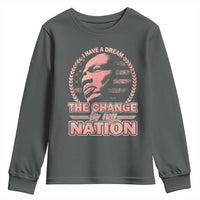 Martin Luther King Youth Sweatshirt Retro Black History Month Civil Rights - Wonder Print Shop