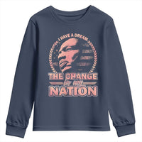 Martin Luther King Youth Sweatshirt Retro Black History Month Civil Rights - Wonder Print Shop