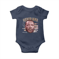 Martin Luther King Jr. Baby Onesie MLK Day Black History Month American Flag