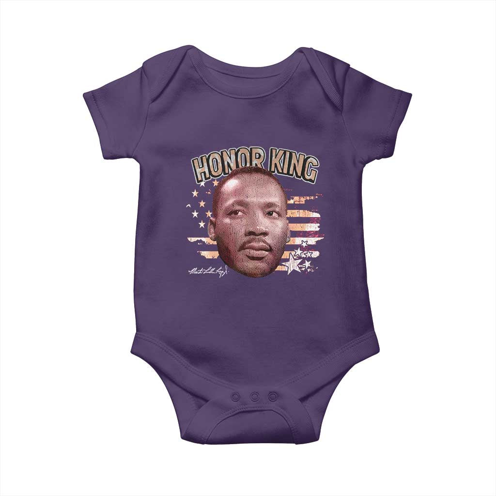 Martin Luther King Jr. Baby Onesie MLK Day Black History Month American Flag