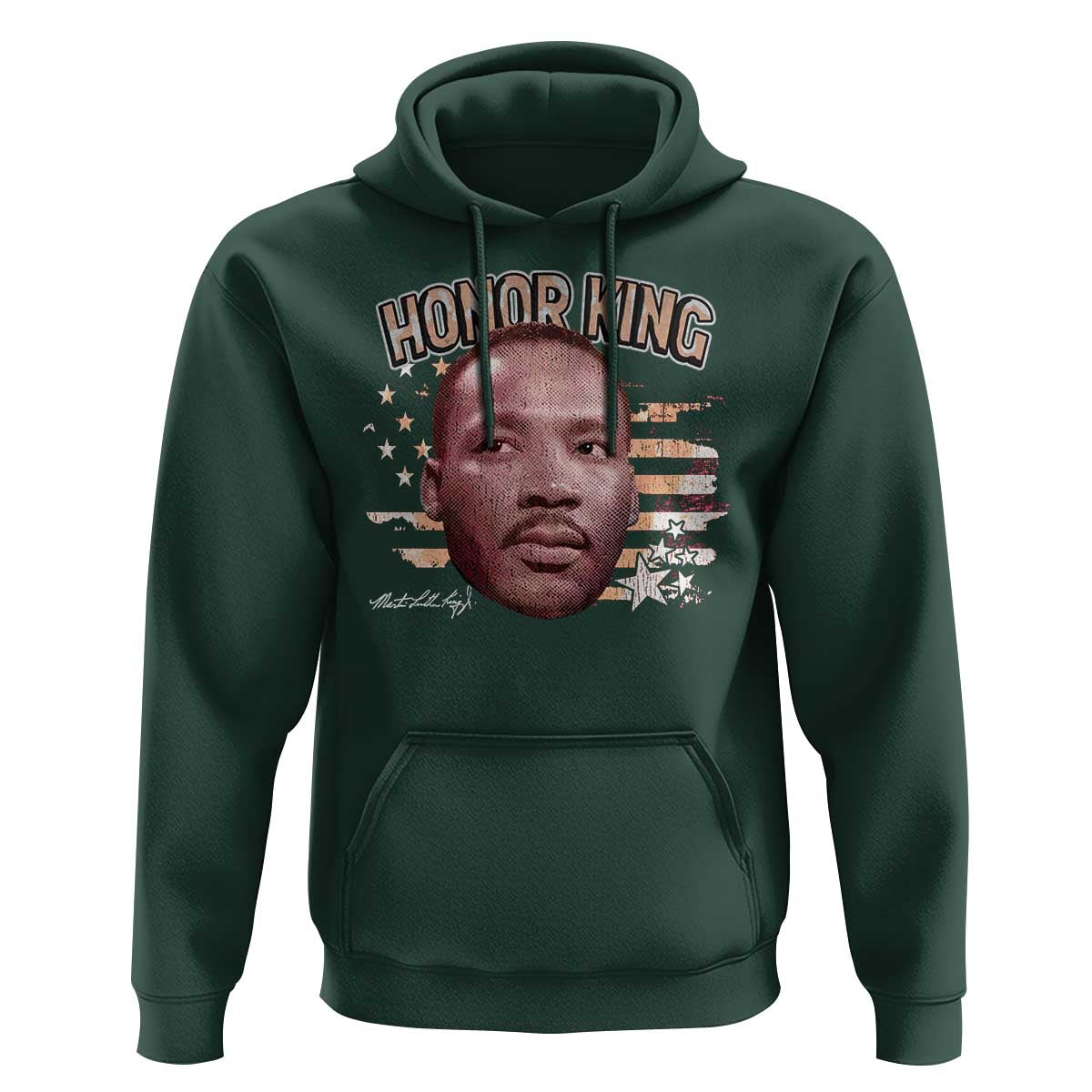 Martin Luther King Jr. Hoodie BLM MLK Day Black History Month American Flag