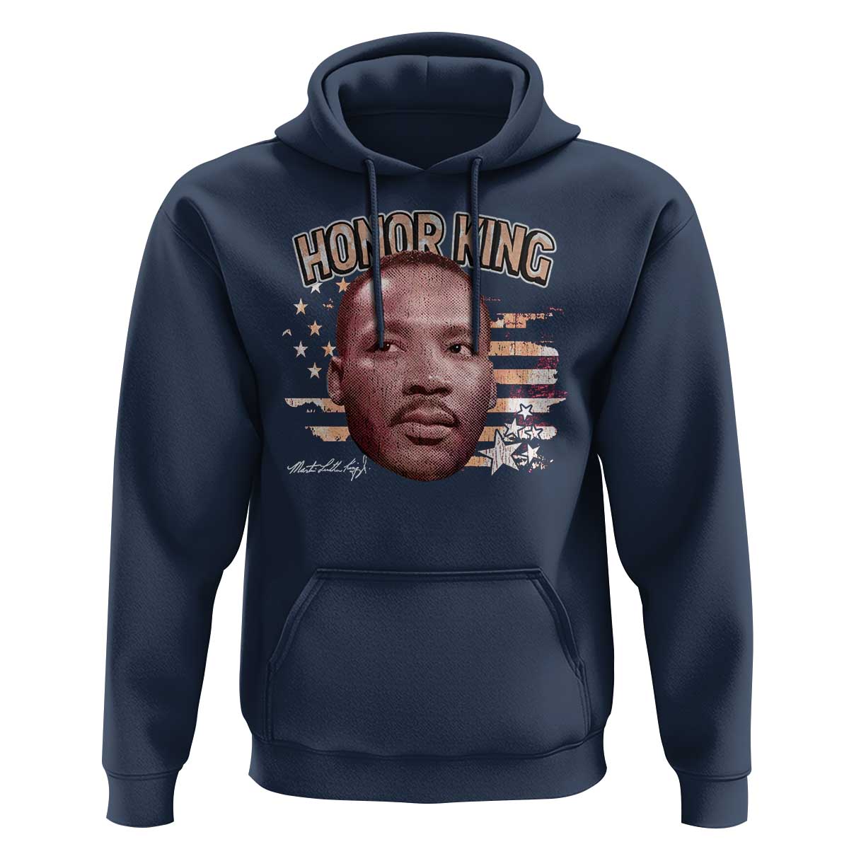 Martin Luther King Jr. Hoodie BLM MLK Day Black History Month American Flag