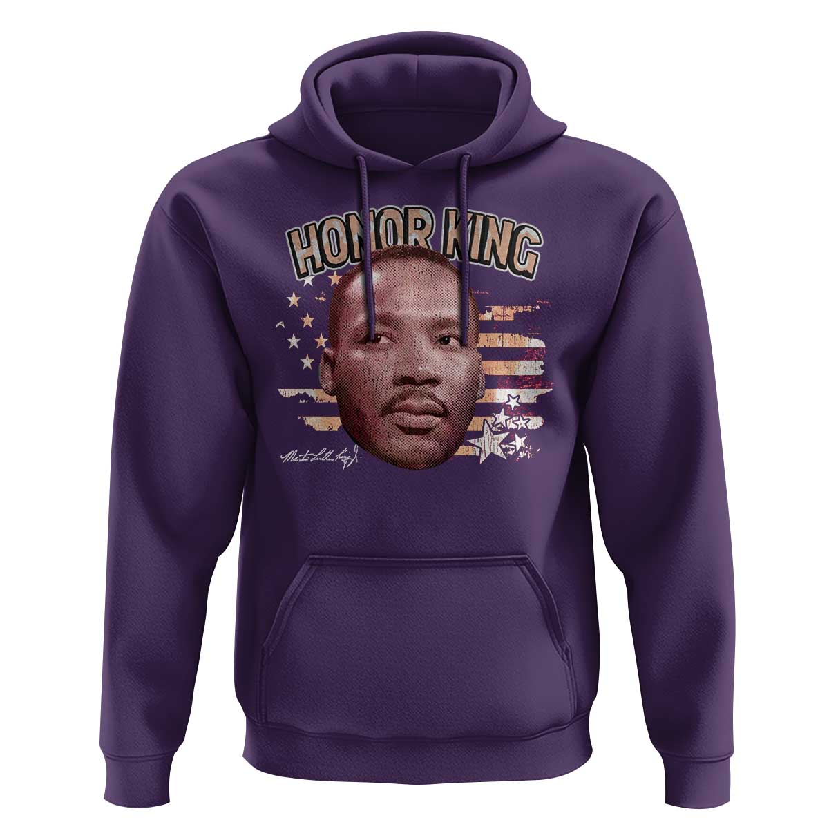 Martin Luther King Jr. Hoodie BLM MLK Day Black History Month American Flag