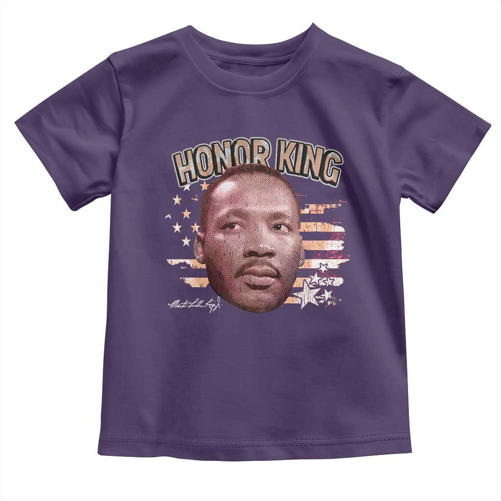 Martin Luther King Jr. Toddler T Shirt MLK Day Black History Month American Flag