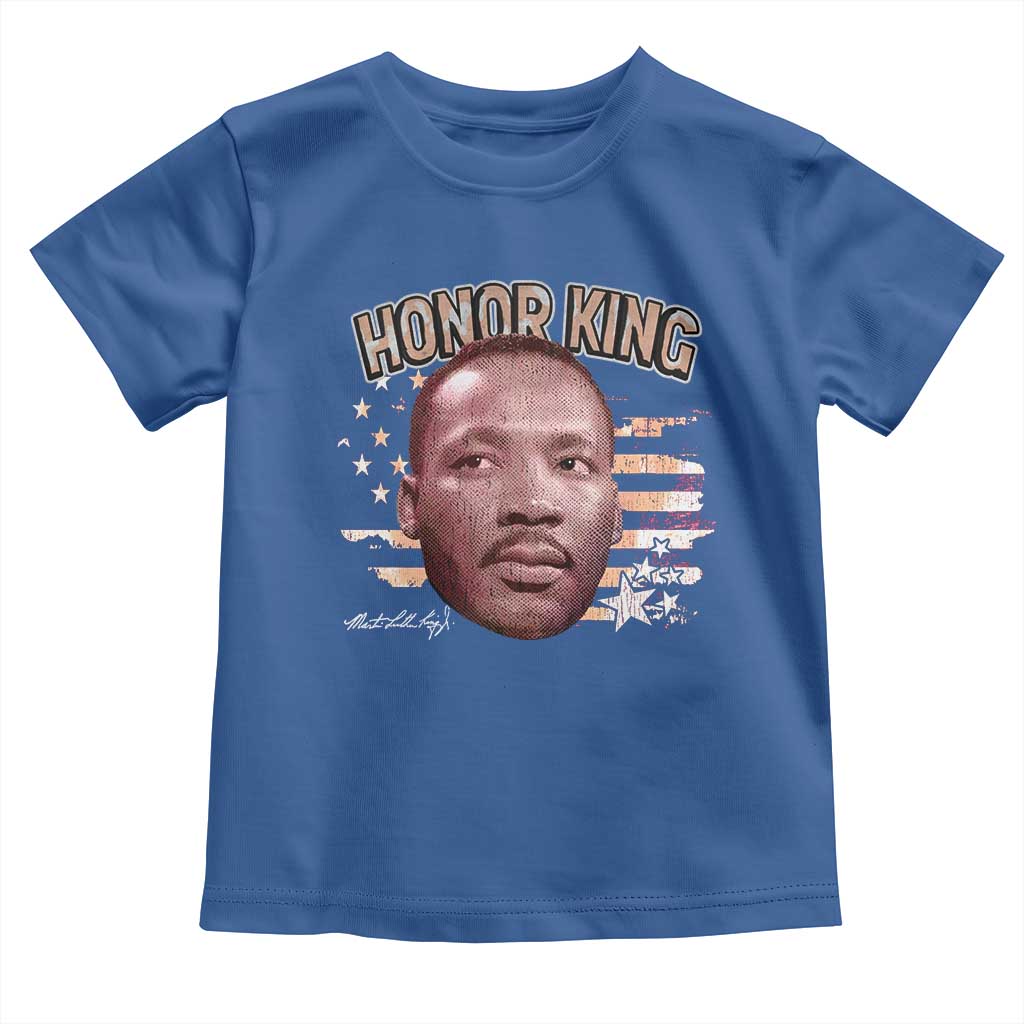 Martin Luther King Jr. Toddler T Shirt MLK Day Black History Month American Flag