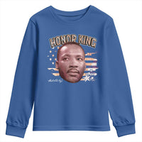 Martin Luther King Jr. Youth Sweatshirt MLK Day Black History Month American Flag