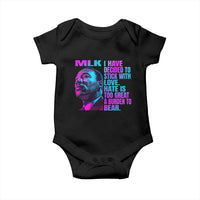 Martin Luther King Jr. Baby Onesie I Have Decided To Stick With Love MLK Day