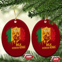 MLK Ceramic Ornament Honor King Civil Rights Leader Black History Month - Wonder Print Shop