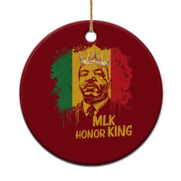 MLK Ceramic Ornament Honor King Civil Rights Leader Black History Month - Wonder Print Shop
