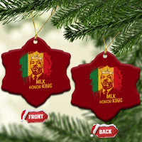 MLK Ceramic Ornament Honor King Civil Rights Leader Black History Month - Wonder Print Shop