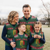 MLK V-Neck Knit Sweater Vest Honor King Civil Rights Leader Black History Month - Wonder Print Shop