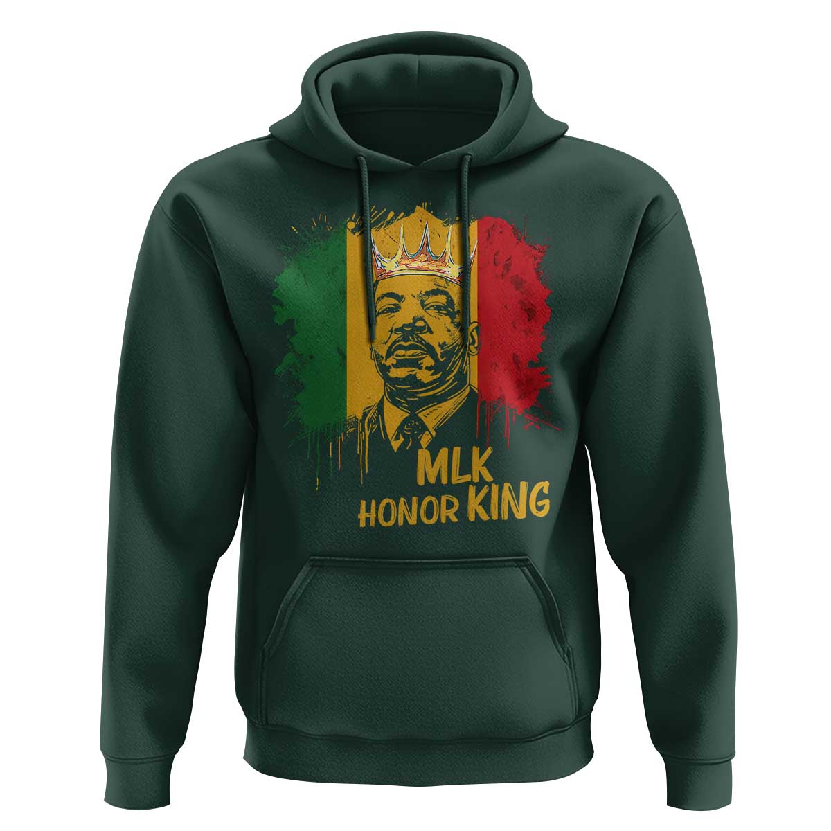MLK Hoodie Honor King Civil Rights Leader Black History Month - Wonder Print Shop