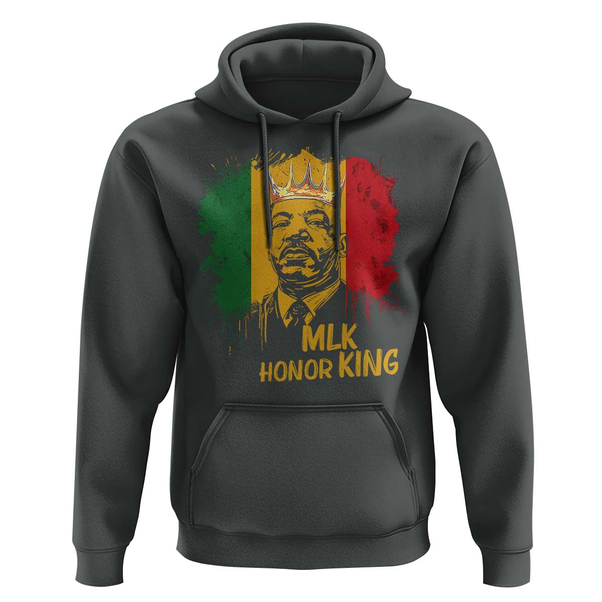 MLK Hoodie Honor King Civil Rights Leader Black History Month - Wonder Print Shop