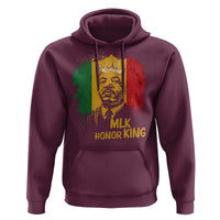 MLK Hoodie Honor King Civil Rights Leader Black History Month - Wonder Print Shop