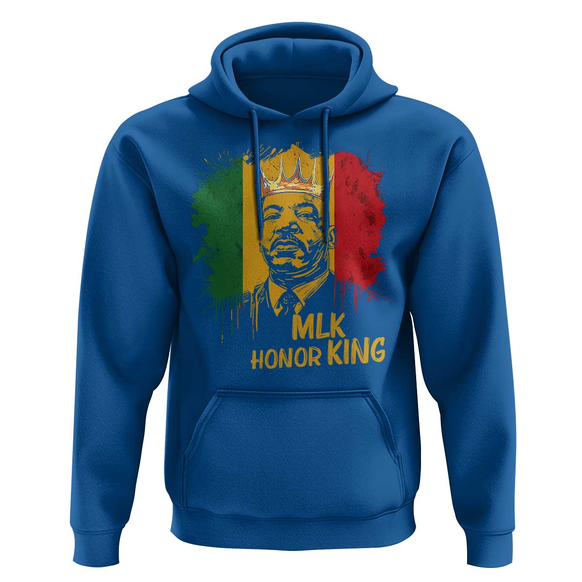 MLK Hoodie Honor King Civil Rights Leader Black History Month - Wonder Print Shop