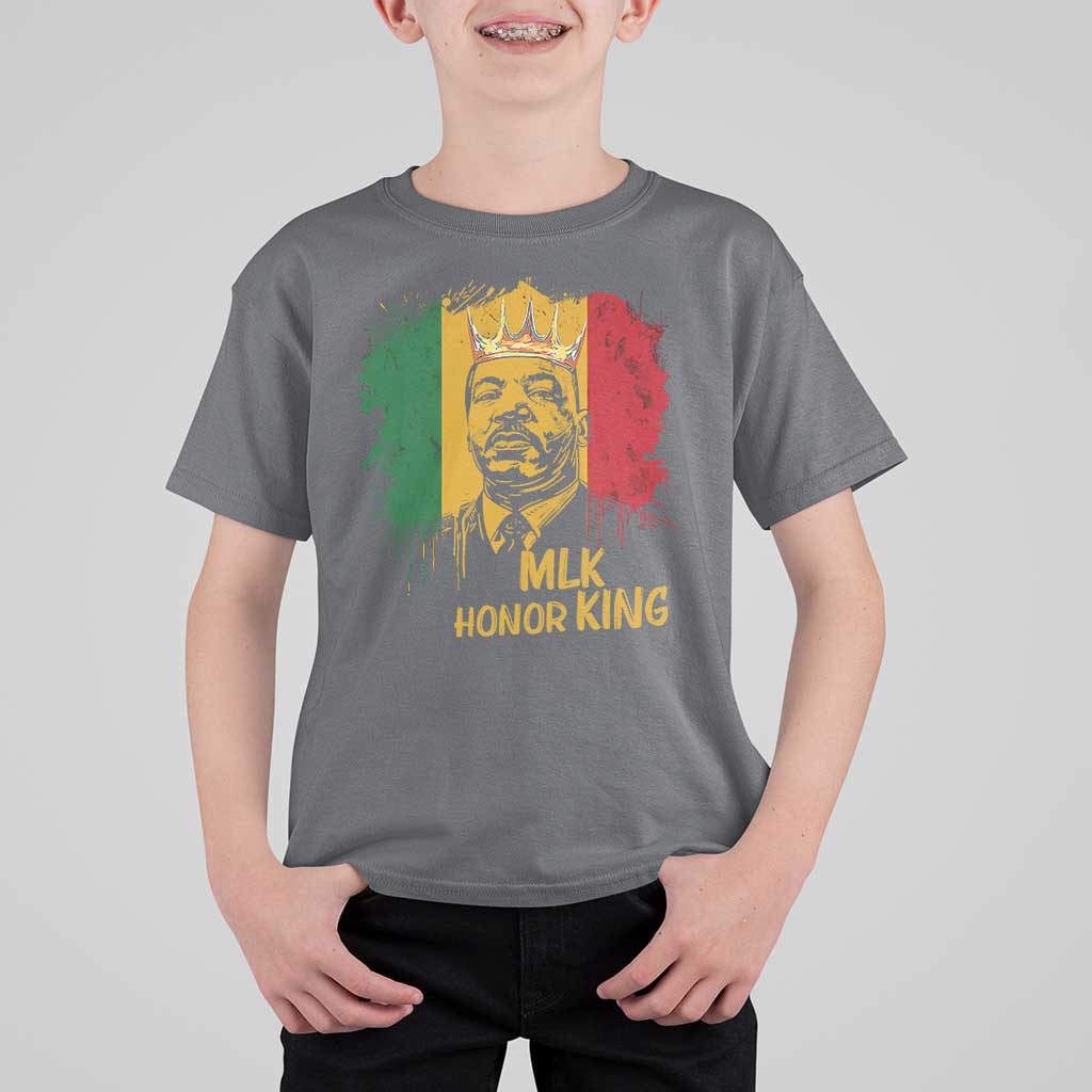 MLK T Shirt For Kid Honor King Civil Rights Leader Black History Month - Wonder Print Shop